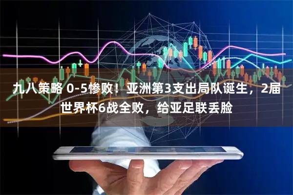 九八策略 0-5惨败！亚洲第3支出局队诞生，2届世界杯6战全败，给亚足联丢脸