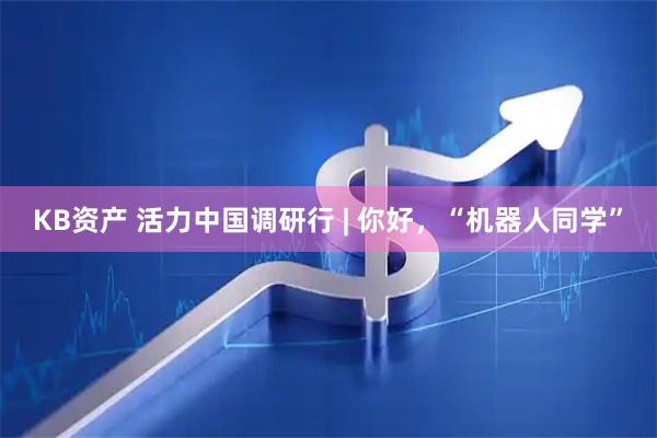 KB资产 活力中国调研行 | 你好，“机器人同学”